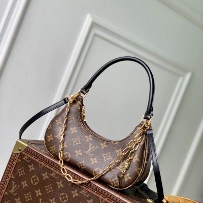 Louis Vuitton - Catchy Small Handbag M25223 Monogram Canvas with Leather Trim