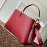 Louis Vuitton Capucines Souple Large Handbag M24607 in Smooth Calf Leather