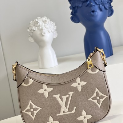 Louis Vuitton - M46091 Bagatelle Bag Off-White Embossed Monogram Empreinte