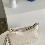 Louis Vuitton M46091 Bagatelle Bag Off-White Embossed Monogram Empreinte
