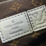 Louis Vuitton Speedy Bandoulière 25 Silver Econyl embroidered tote bag
