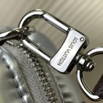 Louis Vuitton Speedy Bandoulière 25 Silver Econyl embroidered tote bag