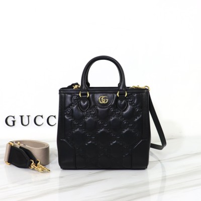 Gucci - Embroidered Leather Shoulder Bag 728309 Premium Original Quality