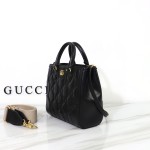 Gucci Embroidered Leather Shoulder Bag 728309 Original Leather