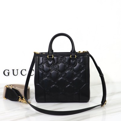Gucci - Embroidered Leather Shoulder Bag 728309 Premium Original Quality