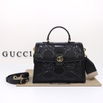 Gucci Embroidered Leather Handbag 736877 Original Leather
