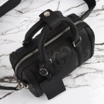 GUCCI 725292 Crushed GG Leather Handbag with Original Dust Bag