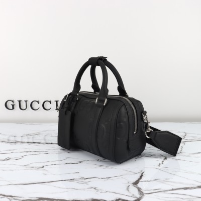 Gucci - 725292 Crushed GG Leather Handbag Original Dust Bag Included