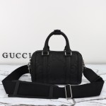 GUCCI 725292 Crushed GG Leather Handbag with Original Dust Bag