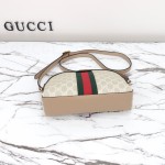 Gucci 499621 Cream Oat Leather Shoulder Bag Replica