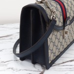 Gucci 651055 Brown Leather Handbag