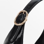 Gucci 782849 Patent Leather Shoulder Bag – Black, Burgundy, Light Green