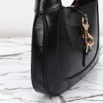 Gucci 782849 Patent Leather Shoulder Bag – Black, Burgundy, Light Green