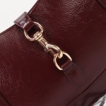 Gucci 782849 Patent Leather Shoulder Bag – Black, Burgundy, Light Green