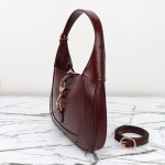 Gucci 782849 Patent Leather Shoulder Bag – Black, Burgundy, Light Green