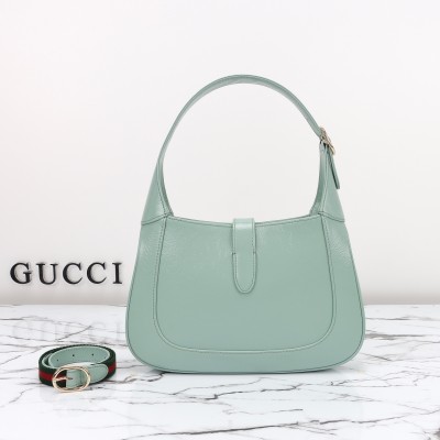 Gucci - 782849 Patent Leather Shoulder Bag Black, Burgundy, Light Green