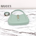 Gucci 782849 Patent Leather Shoulder Bag – Black, Burgundy, Light Green