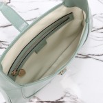 Gucci 782849 Patent Leather Shoulder Bag – Black, Burgundy, Light Green