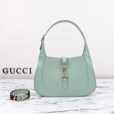 Gucci - 782849 Patent Leather Shoulder Bag Black, Burgundy, Light Green