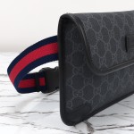 Gucci 598113 Gray Rubber Crossbody Bag Replica