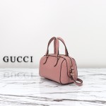 Gucci 790130 Pink and Apricot Leather Handbag
