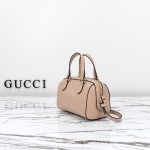 Gucci 790130 Pink and Apricot Leather Handbag