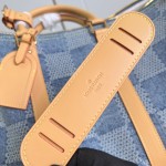 Louis Vuitton Keepall Bandoulière 50 Damier Denim 3D Travel Bag M40739 Replica