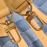Louis Vuitton Keepall Bandoulière 50 Damier Denim 3D Travel Bag M40739 Replica