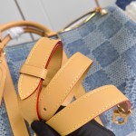 Louis Vuitton Keepall Bandoulière 50 Damier Denim 3D Travel Bag M40739 Replica