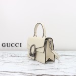Gucci 799599 Patent Leather Shoulder Bag in Black and Off-White
