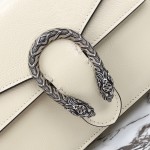 Gucci 799599 Patent Leather Shoulder Bag in Black and Off-White