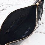 Gucci GG Black Canvas Leather Tote Bag 815217