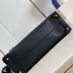 Louis Vuitton Side Trunk M24309 Medium Black Out Handbag Replica