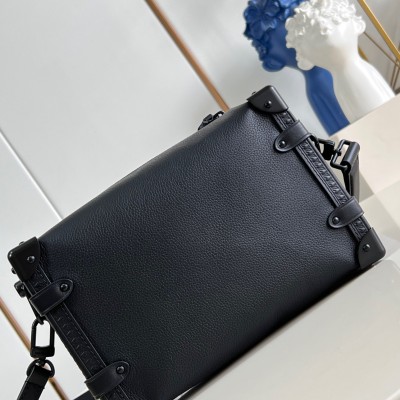 Louis Vuitton Side Trunk M24309 Medium Handbag Black Out