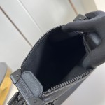Louis Vuitton Side Trunk M24309 Medium Black Out Handbag Replica
