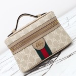 Gucci 816357 Beige Oat Leather Handbag