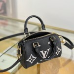 Louis Vuitton Nano Speedy M81456 Black Mini Handbag