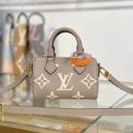 Louis Vuitton Nano Speedy M81456 Black Mini Handbag