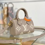 Louis Vuitton Nano Speedy M81456 Black Mini Handbag