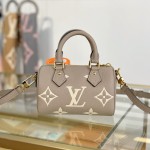 Louis Vuitton Nano Speedy M81456 Black Mini Handbag