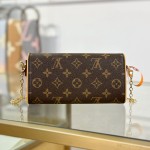 Louis Vuitton Pochette Camille M13566 monogram leather replica handbag
