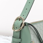Gucci 815218 Pink Rubber Shoulder Bag / Gucci 815216 Green Rubber Handbag