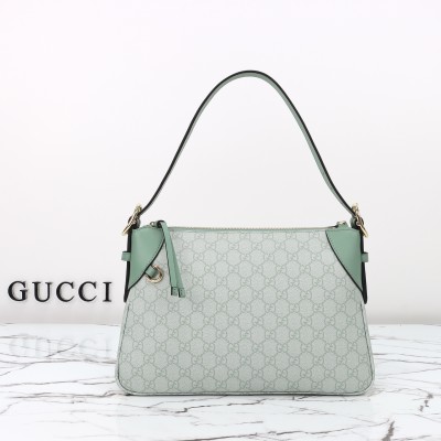 Gucci - 815218 Pink Rubber / 815216 Green Rubber Shoulder Bag – Luxury Designer Handbag