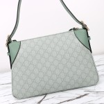 Gucci 815218 Pink Rubber Shoulder Bag / Gucci 815216 Green Rubber Handbag
