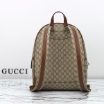 Gucci 821159 Apricot Brown Leather Backpack