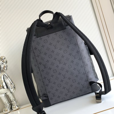 Louis Vuitton - Christopher Medium Backpack in Monogram Eclipse and Monogram Eclipse Reverse Canvas