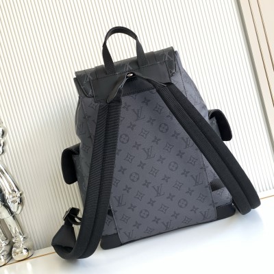 Louis Vuitton - Christopher Small Backpack in Monogram Eclipse Reverse Canvas