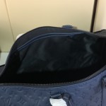 Louis Vuitton Keepall Bandoulière 50 M14840 Striped Monogram Shadow Leather