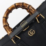 Gucci 702721 Black Leather Bag with Dust Bag
