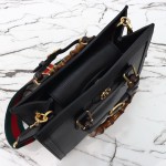 Gucci 702721 Black Leather Bag with Dust Bag